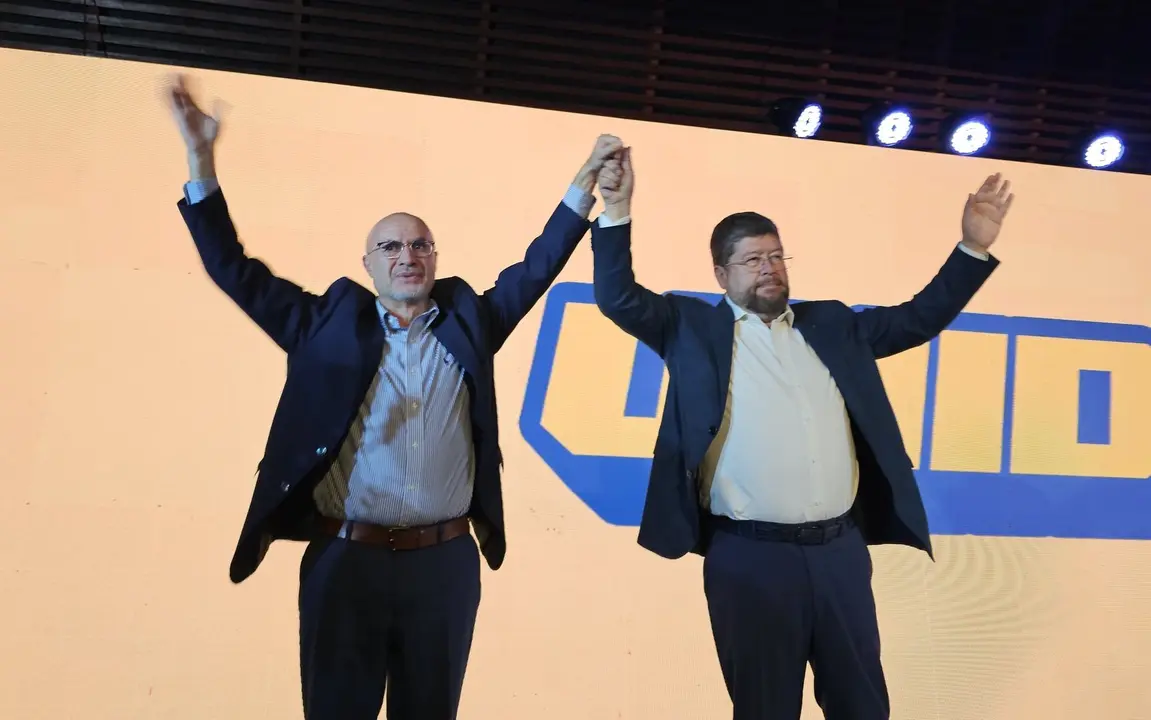 Samuel Doria Medina y Jos&eacute; Luis Lupo. Elecciones Bolivia. Foto: Facebook del candidato