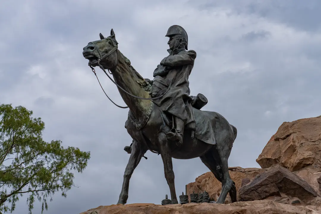 13 de marzo de 2023, Mendoza, Argentina: El General Jos&eacute; de San Mart&iacute;n en el Monumento al Ej&eacute;rcito de los Andes en el Parque General San Mart&iacute;n. Cr&eacute;dito: Jon G. Fuller / Vwpics / Zuma Press / ContactoPhoto