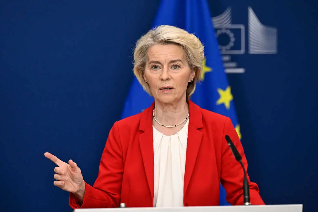 La presidenta de la Comisi&oacute;n Europea, Ursula von der Leyen - Wiktor Dabkowski / Zuma Press / ContactoPhoto