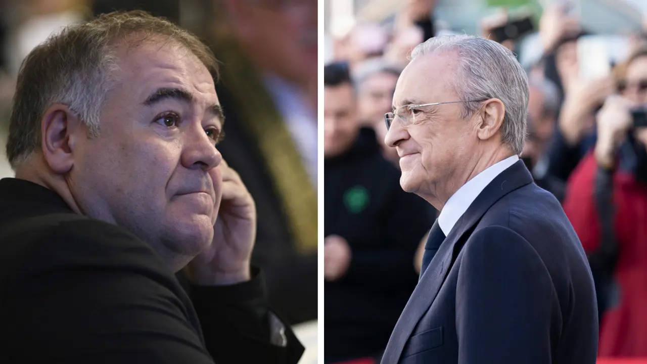 Antonio Garcia Ferreras y Florentino P&eacute;rez &mdash; Eduardo Parra y Diego Radam&eacute;s / Europa Press / ContactoPhoto