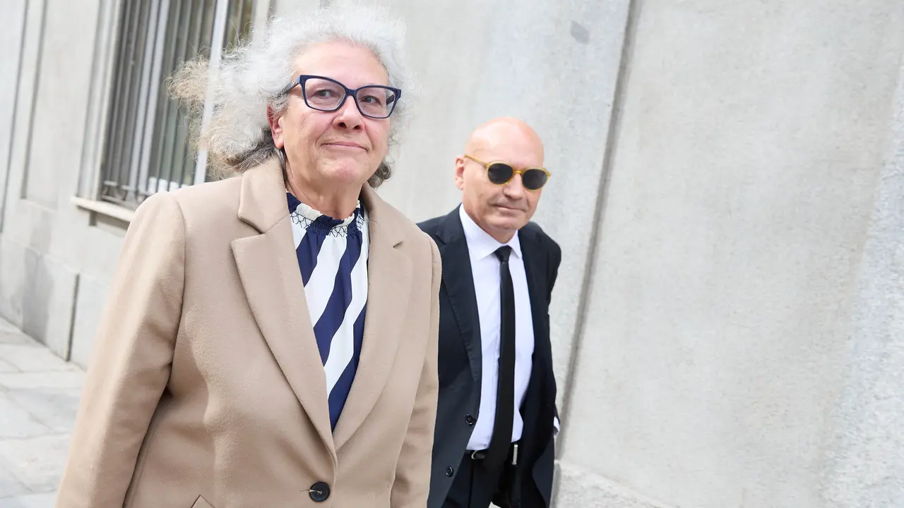 La empresaria, Carmen Pano, a su salida de declarar en el Tribunal Supremo &mdash; Jes&uacute;s Hell&iacute;n / Europa Press