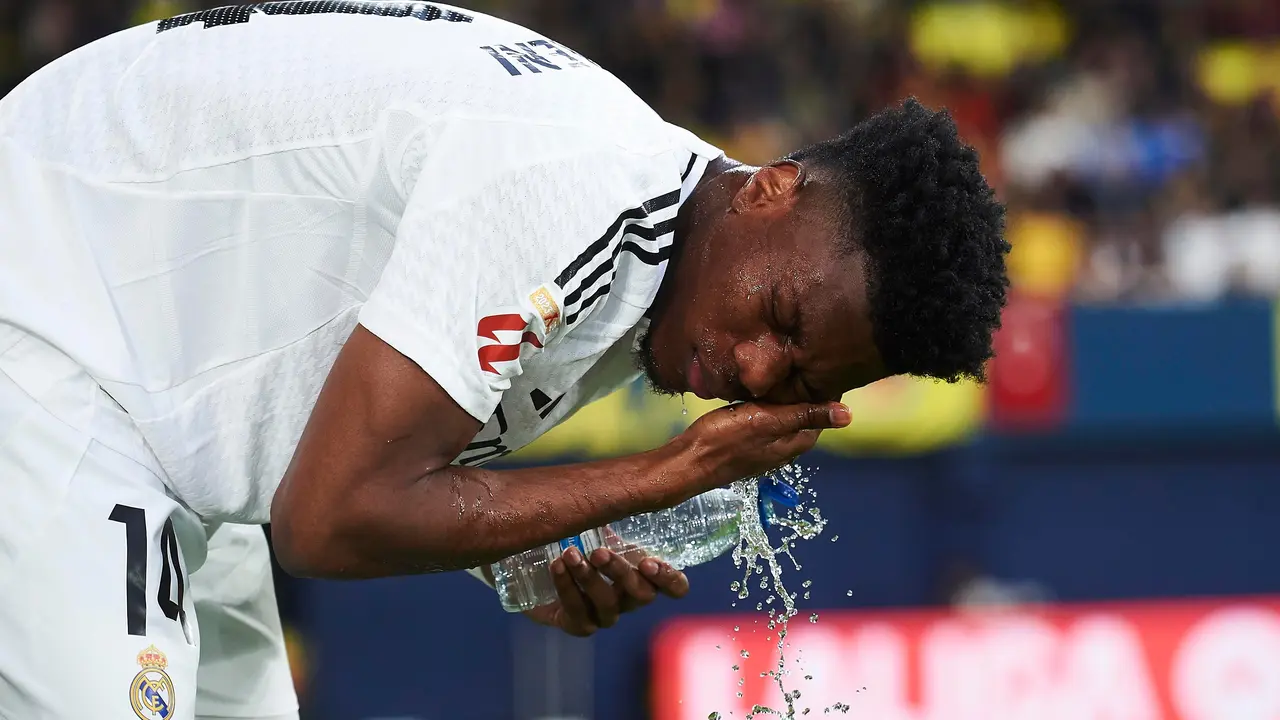 Aurelien Tchouameni del Real Madrid durante un partido frente al Villarreal CF - Maria Jose Segovia/Defodi Images / Zuma Press / ContactoPhoto