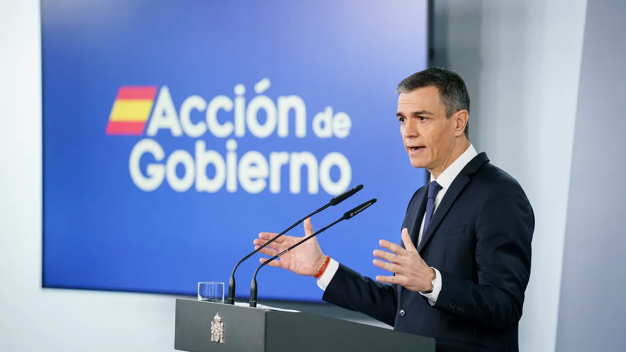 El presidente del Gobierno  anunciando el incremento del gasto en Defensa comprometido con la OTAN para llegar al 2% del PIB &mdash; A. P&eacute;rez Meca / Europa Press / ContactoPhoto