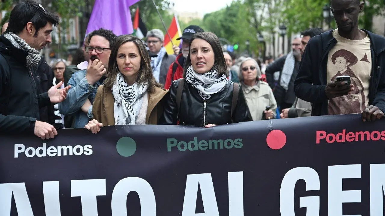 Ione Belarra e Irene Montero - Foto Dani Gago