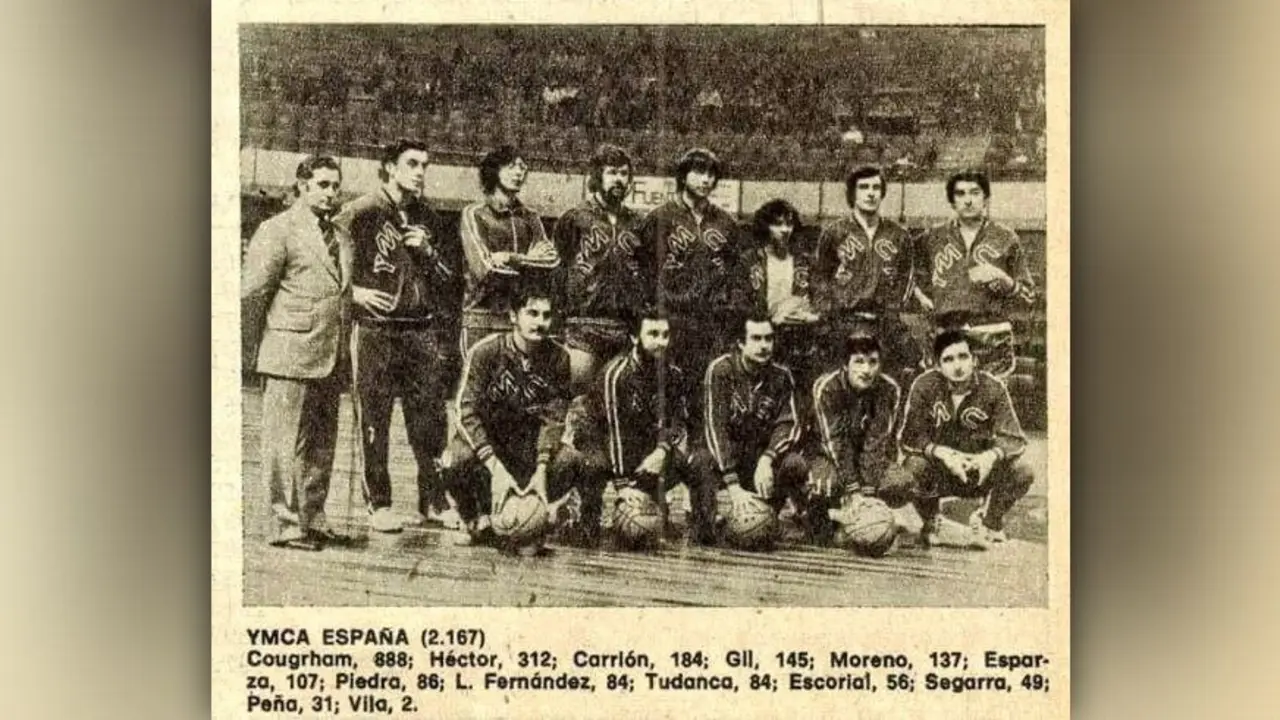 El equipo YMCA Madrid 1973-74 - Deporte Vintage
