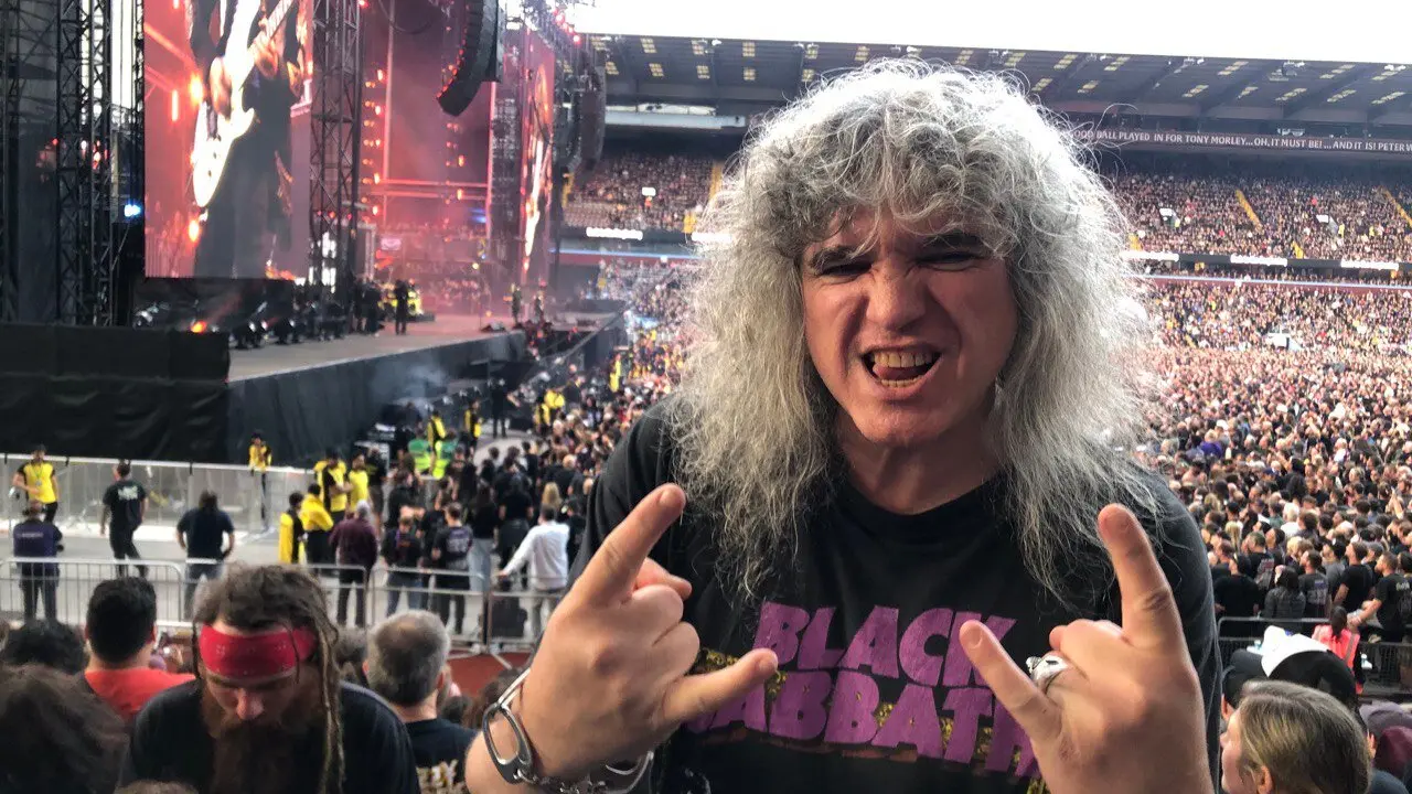 Mariano Muniesa en el concierto Back to the Begining