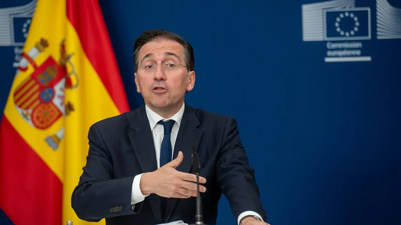 El ministro de Asuntos Exteriores, Uni&oacute;n Europea y Cooperaci&oacute;n, Jos&eacute; Manuel Albares - Belga / Europa Press