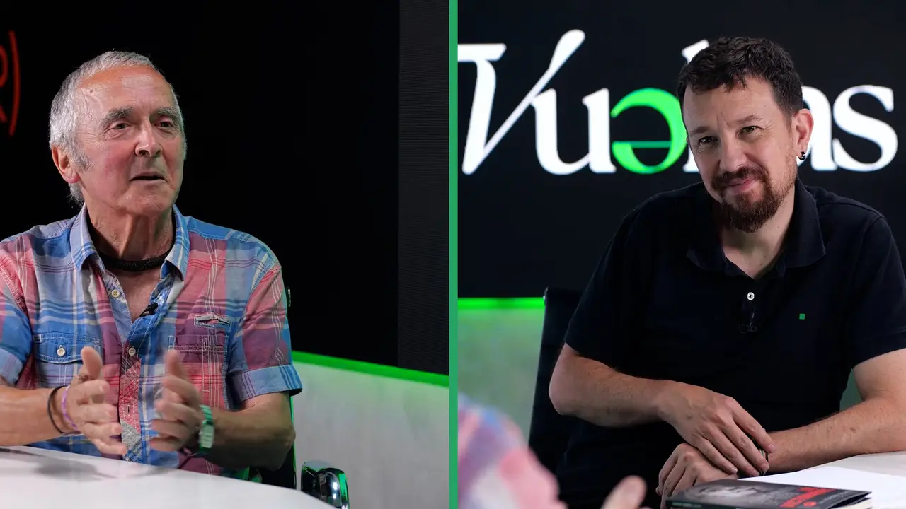Sabino Cuadra con Pablo Iglesias en "A Vueltas"