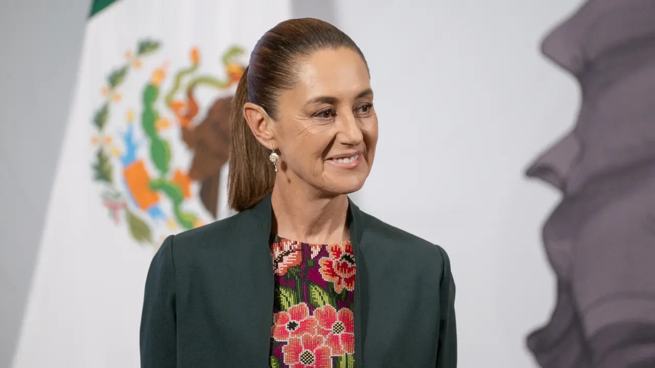 Claudia Sheinbaum en su conferencia matutina.