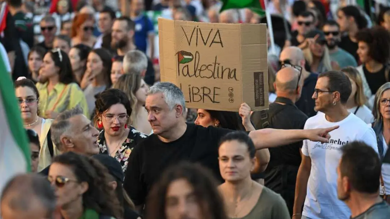 Manifestaci&oacute;n en apoyo a Palestina, en Madrid
- Dani Gago