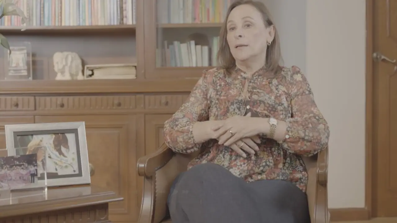 La gobernadora de Veracruz, Roc&iacute;o Nahle Garc&iacute;a en entrevista con Pablo Iglesias.