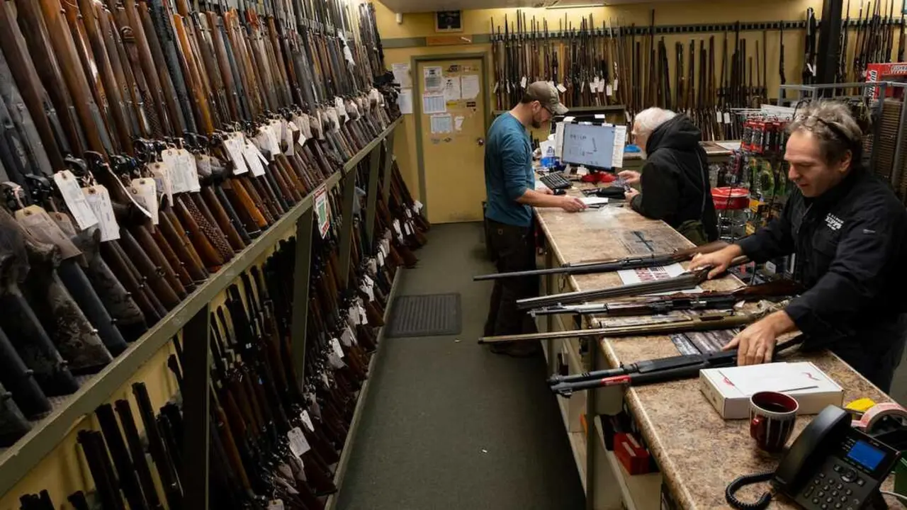 Tienda de armas de fuego en EEUU. Foto: theoutdoordepot.net/firearms