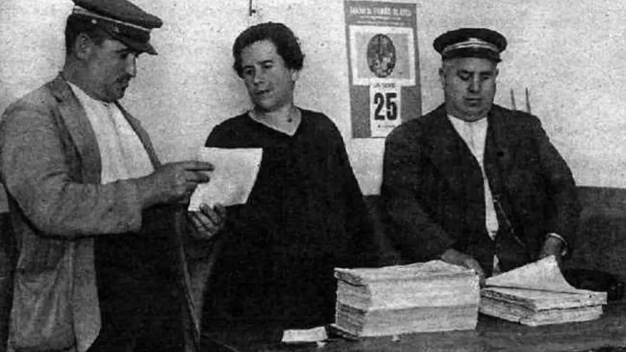 Mar&iacute;a Dom&iacute;nguez, de Gallur (Zaragoza), primera alcaldesa democr&aacute;tica de Espa&ntilde;a, fusilada en 1936 - Fuente: X (Twitter)