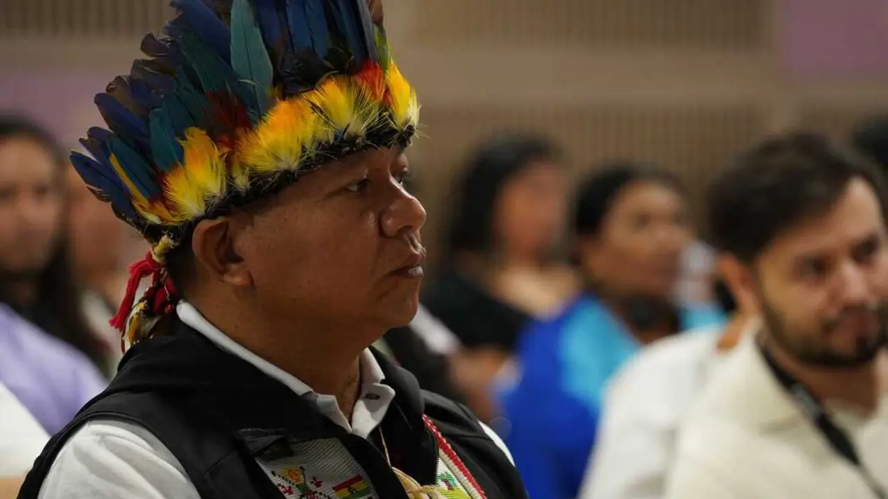 Representantes de los pueblos ind&iacute;genas colombianos en Santa Marta - Ministerio de Medio Ambiente Colombia