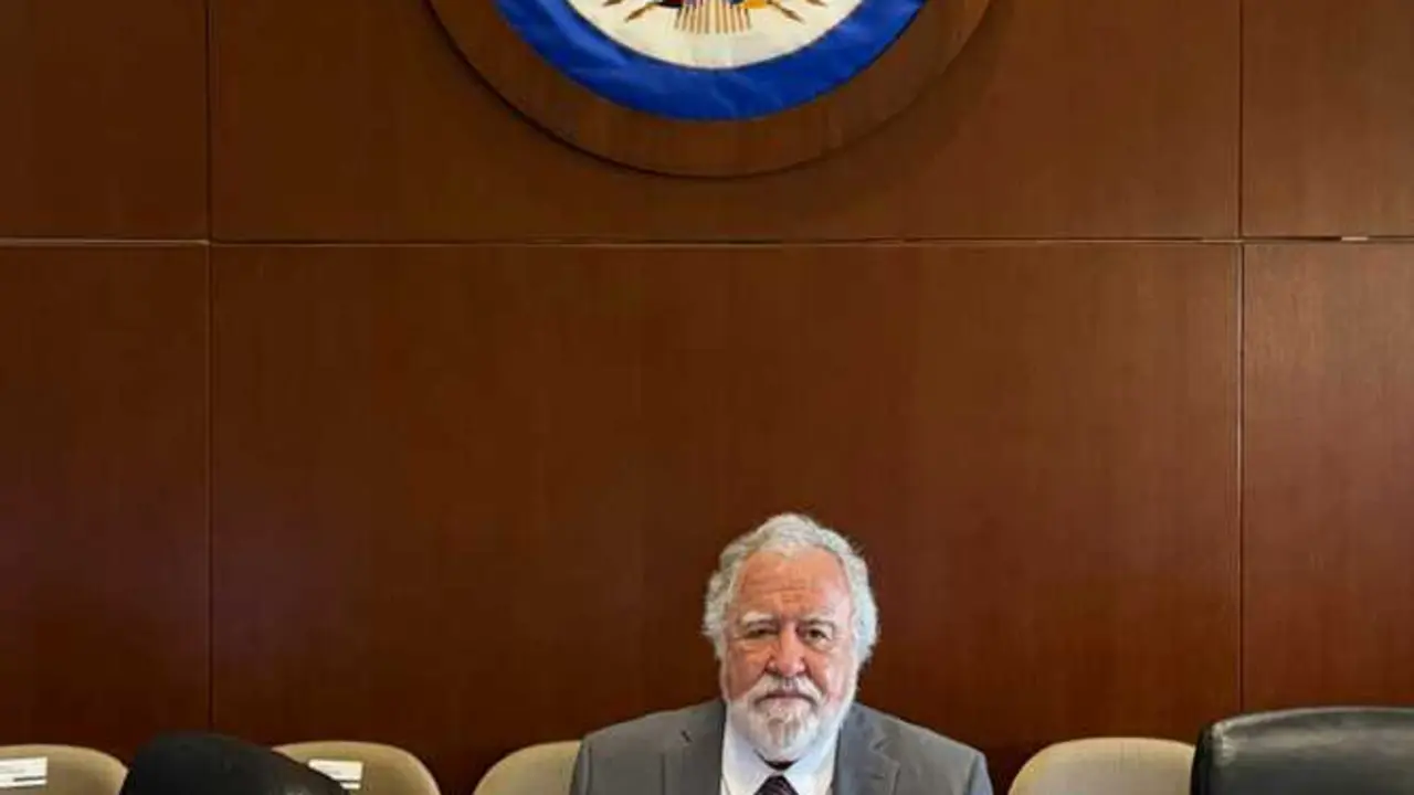 Alejandro Encinas, embajador de México ante la OEA. Foto @MisionMexOEA