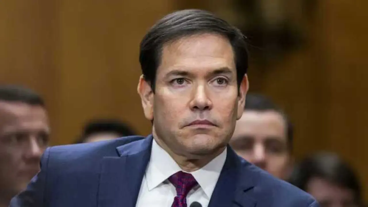 Marco Rubio ante el Comit&eacute; de Relaciones Exteriores del Senado de EEUU. Foto: @teleSURtv